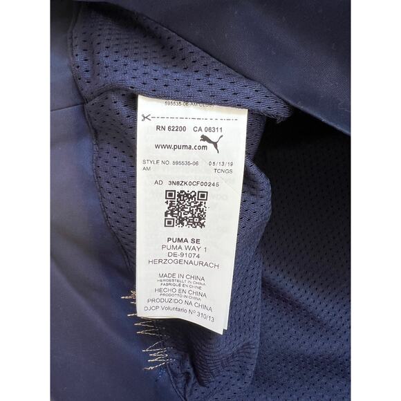 Puma X Ader Error Windbreaker Peacoat Jacket 595535-06 Men's Size M $165 NWT - Picture 4 of 7